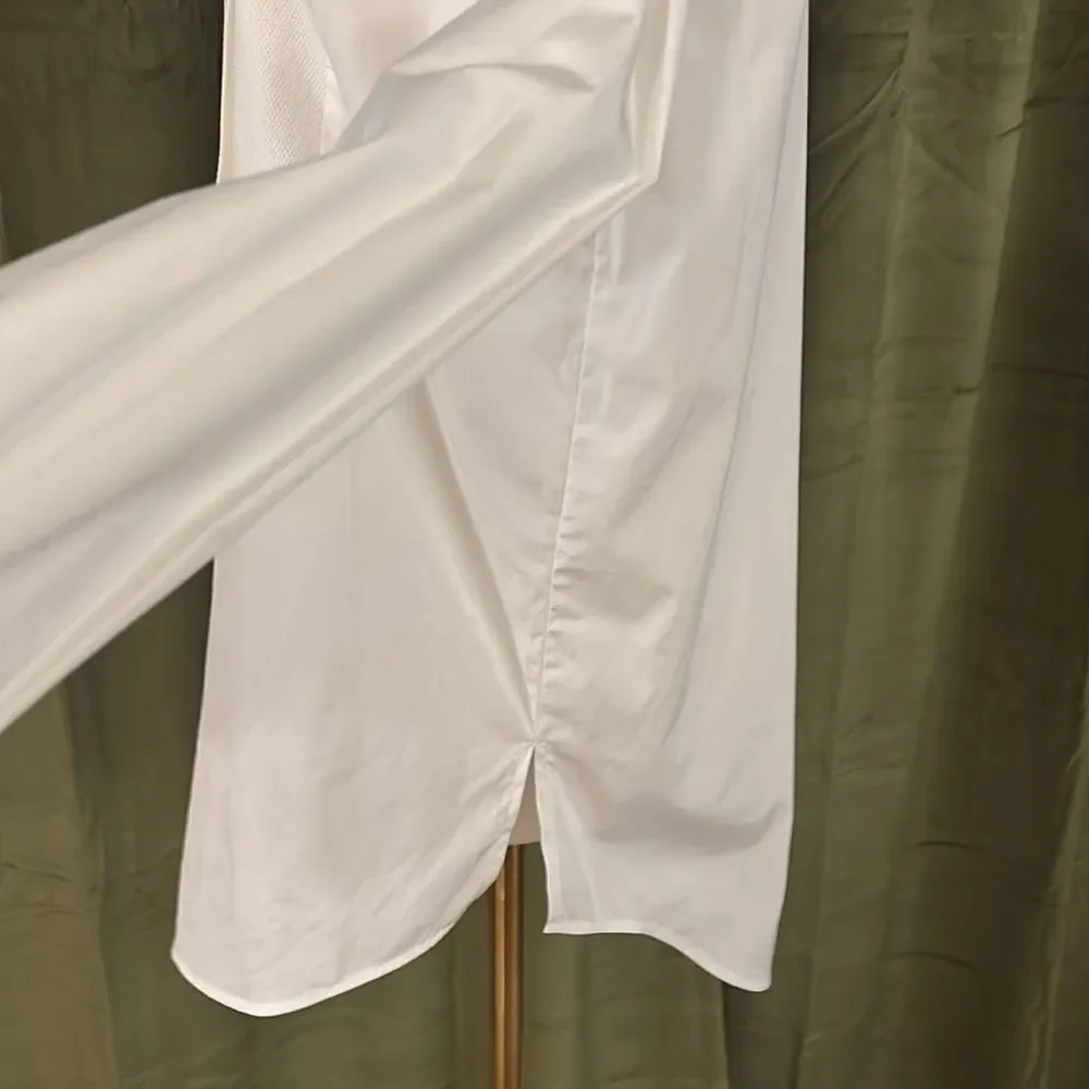 Chanel white blouse, S